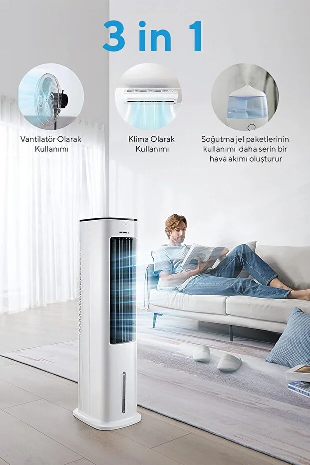 KUMTEL HAC-02 Sulu Portatif Soğutucu (Air Cooler)